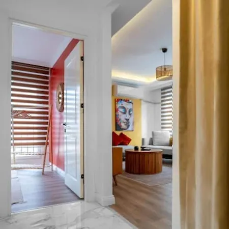 Апартаменты Boho-chic 1br In Firuzaga - Near Galata